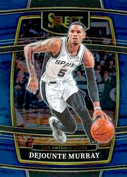 2021-22 Panini Select Basketball #043 Retail Blue Dejounte Murray