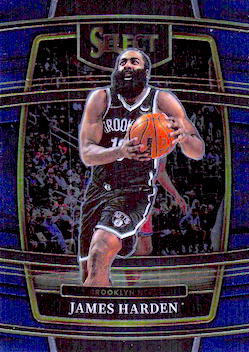 2021-22 Panini Select Basketball #047 Retail Blue James Harden