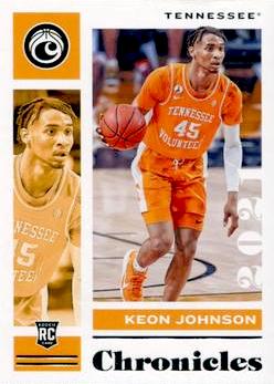 2021 Panini Chronicles Draft Picks #006 Keon Johnson