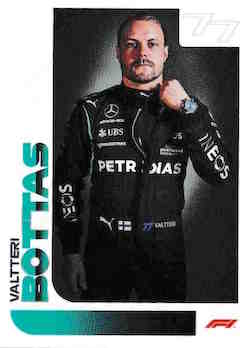 2021 Topps Formula 1 Stickers #023 Valtteri Bottas