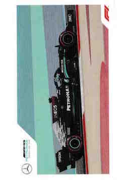 2021 Topps Formula 1 Stickers #030 Mercedes