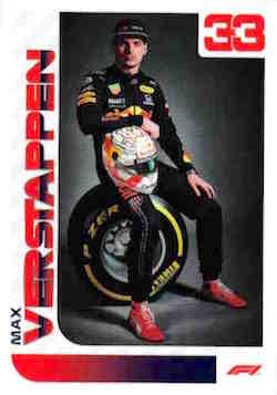 2021 Topps Formula 1 Stickers #033 Max Verstappen