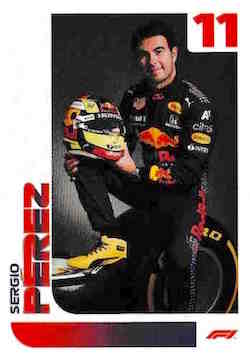 2021 Topps Formula 1 Stickers #043 Sergio Perez