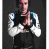 2021 Topps Formula 1 Stickers #119 Fernando Alonso Double World Champion