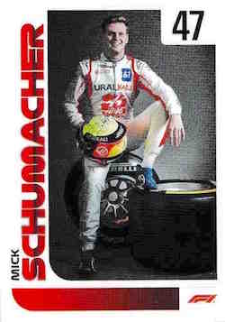 2021 Topps Formula 1 Stickers #181 Mick Schumacher