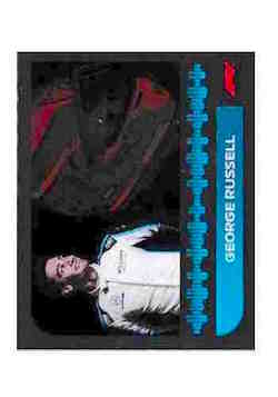 2021 Topps Formula 1 Stickers #204 George Russell