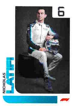 2021 Topps Formula 1 Stickers #211 Nicholas Latifi