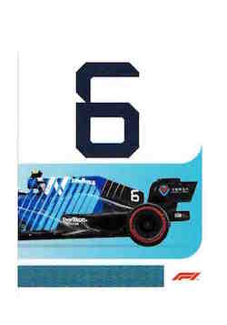 2021 Topps Formula 1 Stickers #216 Nicholas Latifi