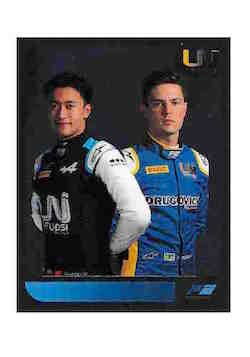 2021 Topps Formula 1 Stickers #223 Zhou-Drugovich