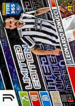 2021-22 Panini FIFA 365 Adrenalyn XL Update #LEU-LB Limited Edition Leonardo Bonucci