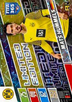 2021-22 Panini FIFA 365 Adrenalyn XL Update #LEU-MH Limited Edition Mats Hummels