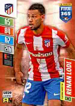 2021-22 Panini FIFA 365 Adrenalyn XL Update #UE029 Renan Lodi