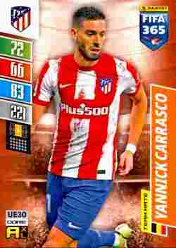 2021-22 Panini FIFA 365 Adrenalyn XL Update #UE030 Yannick Carrasco