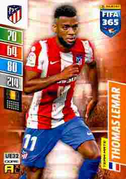 2021-22 Panini FIFA 365 Adrenalyn XL Update #UE032 Thomas Lemar