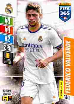 2021-22 Panini FIFA 365 Adrenalyn XL Update #UE039 Federico Valverde