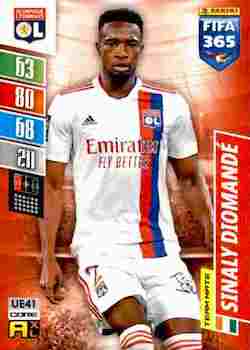 2021-22 Panini FIFA 365 Adrenalyn XL Update #UE041 Sinaly Diomandé