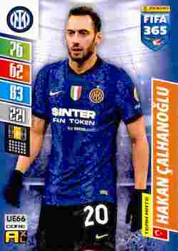 2021-22 Panini FIFA 365 Adrenalyn XL Update #UE066 Hakan Çalhanoğlu