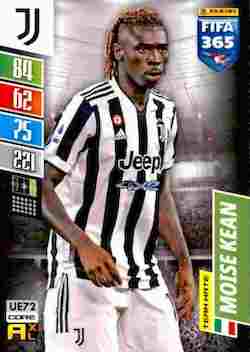 2021-22 Panini FIFA 365 Adrenalyn XL Update #UE072 Moise Kean