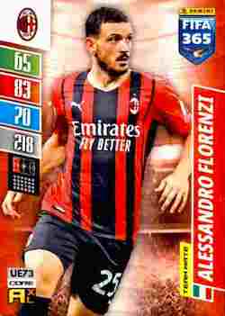 2021-22 Panini FIFA 365 Adrenalyn XL Update #UE073 Alessandro Florenzi