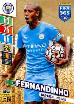 2021-22 Panini FIFA 365 Adrenalyn XL Update #UE093 Fernandinho