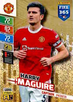 2021-22 Panini FIFA 365 Adrenalyn XL Update #UE095 Harry Maguire