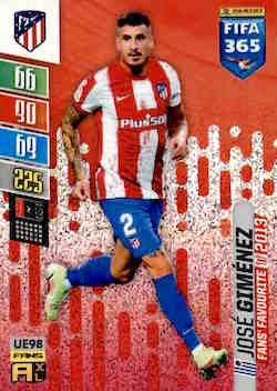 2021-22 Panini FIFA 365 Adrenalyn XL Update #UE098 José Giménez