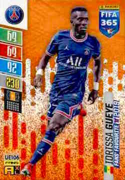 2021-22 Panini FIFA 365 Adrenalyn XL Update #UE106 Idrissa Gueye