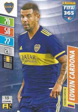 2021-22 Panini FIFA 365 Adrenalyn XL #015 Edwin Cardona