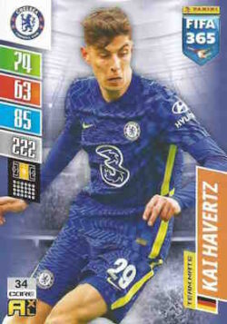 2021-22 Panini FIFA 365 Adrenalyn XL #034 Kai Havertz