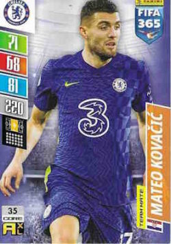 2021-22 Panini FIFA 365 Adrenalyn XL #035 Mateo Kovacic