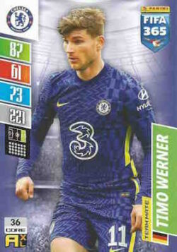 2021-22 Panini FIFA 365 Adrenalyn XL #036 Timo Werner