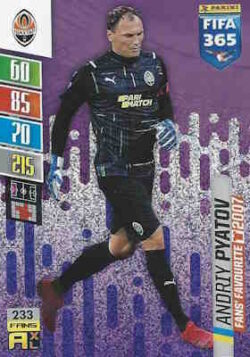 2021-22 Panini FIFA 365 Adrenalyn XL #233 Andriy Pyatov