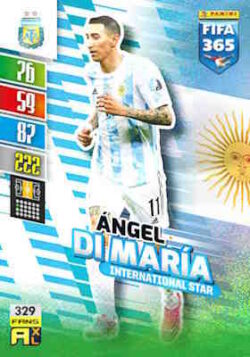 2021-22 Panini FIFA 365 Adrenalyn XL #329 Ángel Di María