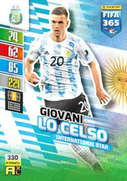 2021-22 Panini FIFA 365 Adrenalyn XL #330 Giovani Lo Celso