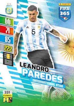 2021-22 Panini FIFA 365 Adrenalyn XL #331 Leandro Paredes