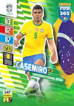 2021-22 Panini FIFA 365 Adrenalyn XL #347 Casemiro