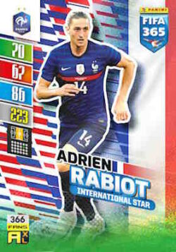 2021-22 Panini FIFA 365 Adrenalyn XL #366 Adrien Rabiot