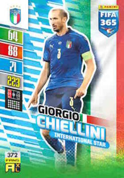 2021-22 Panini FIFA 365 Adrenalyn XL #372 Giorgio Chiellini