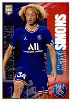 2021-22 Panini FIFA 365 Stickers #181 Xavi Simons