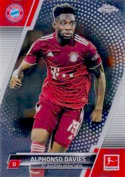 2021-22 Topps Chrome Bundesliga #082 Alphonso Davies