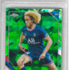 2021-22 Topps Chrome Sapphire UCL #182 Green Xavi Simons - SN75 - PSA10