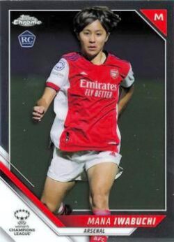 2021-22 Topps Chrome UEFA Womens Champions League #009 Mana Iwabuchi