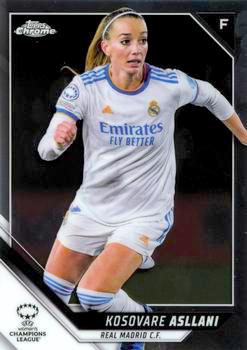 2021-22 Topps Chrome UEFA Womens Champions League #011 Kosovare Asllani