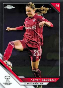 2021-22 Topps Chrome UEFA Womens Champions League #032 Sarah Zadrazil