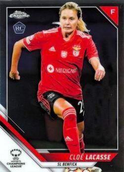 2021-22 Topps Chrome UEFA Womens Champions League #085 Cloé Lacasse