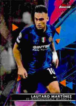 2021-22 Topps Finest UCL #020 Lautaro Martinez