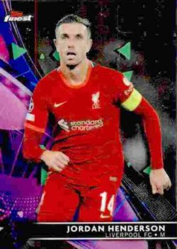 2021-22 Topps Finest UCL #022 Jordan Henderson