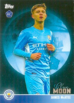 2021-22 Topps Manchester City Team Set #NN Blue Moon James McAtee