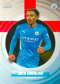 2021-22 Topps Manchester City Team Set #NN International Citizens Jack Grealish