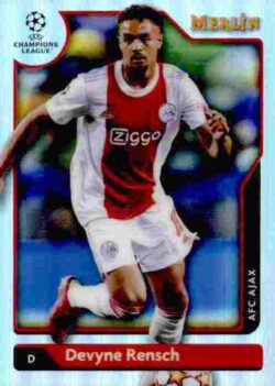 2021-22 Topps Merlin Chrome UEFA #063 Refractor Devyne Rensch